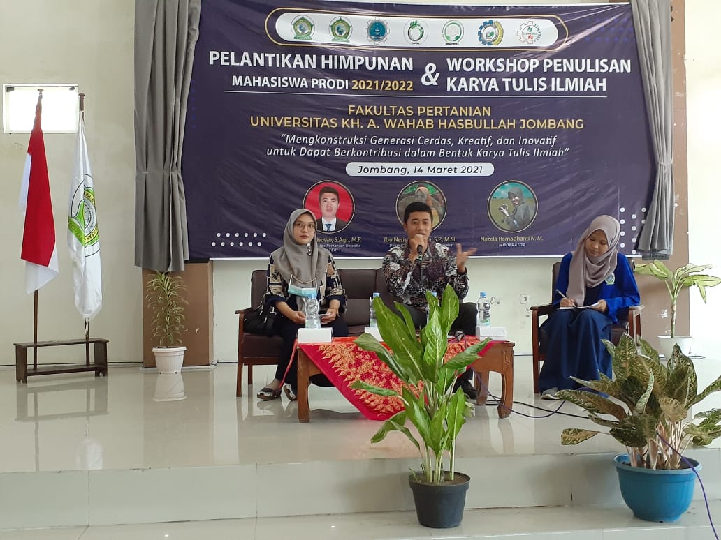 Workshop Penulisan Karya Tulis Ilmiah Faperta Unwaha