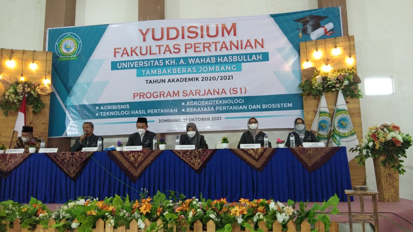 YUDISIUM FAKULTAS PERTANIAN UNWAHA 2020/2021